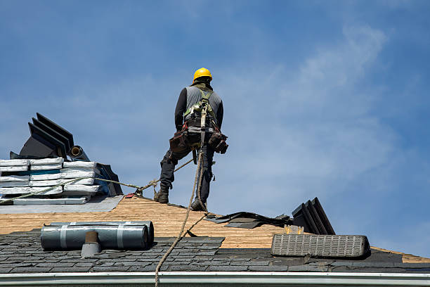 Professional Roofing technician working in Milltown, NJ